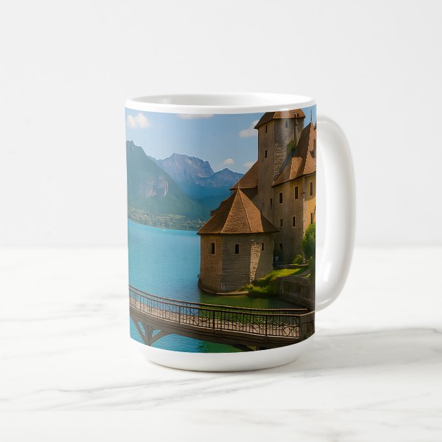 Caneca De Café Lago Annecy Turquoise (Frente Esquerda)