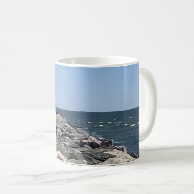 Caneca De Café Lago Azul (Frente Esquerda)