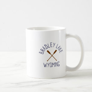 Caneca De Café Lago Bradley Wyoming Outdoors Antigo 1