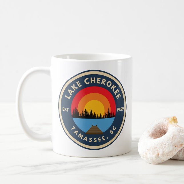 Caneca De Café Lago Cherokee Mug (Com Donut)