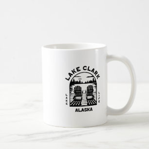 Caneca De Café Lago Clark Alasca Exteriores Antigo