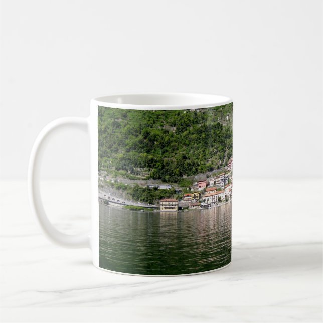 Caneca De Café Lago Como, Itália - Clássico Mug (Esquerda)
