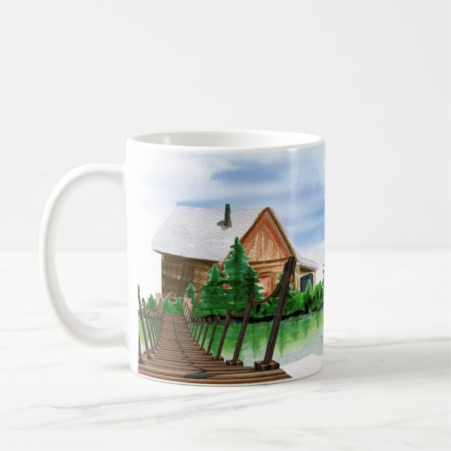 Caneca De Café Lago Cozy Mug (Esquerda)