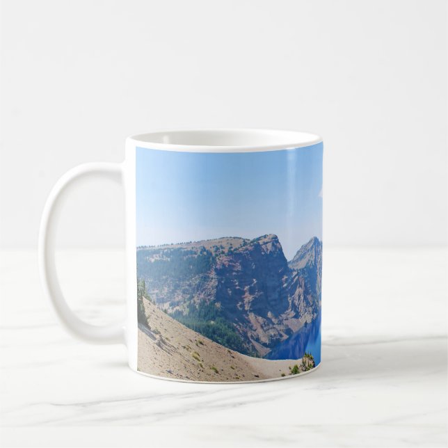 Caneca De Café Lago da Cratera Panorama (Esquerda)