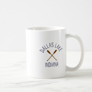 Caneca De Café Lago Dallas Indiana Ao Ar Livre Vintage