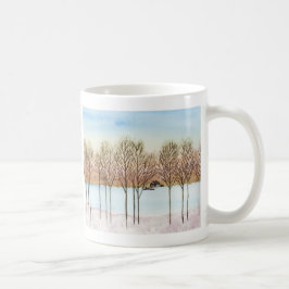 Caneca De Café Lago de inverno