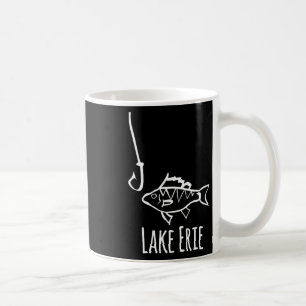 Caneca De Café Lago Erie Pensilvânia Pesca Anzol Perca Tr