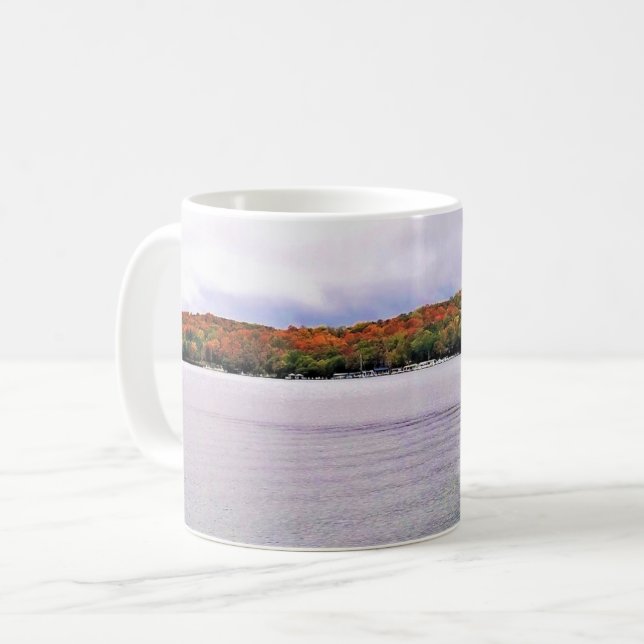 Caneca De Café Lago Genebra, Wisconsin (Frente Esquerda)