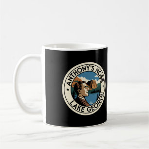Caneca De Café Lago George Coffee Mug Anthonys Nose Black Mug