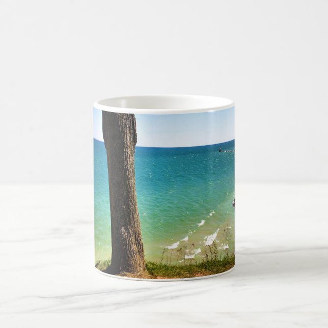 Caneca De Café Lago Michigan, Port Washington, WI (Centro)