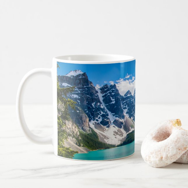 Caneca De Café Lago Moraine, Banff National Park (Com Donut)