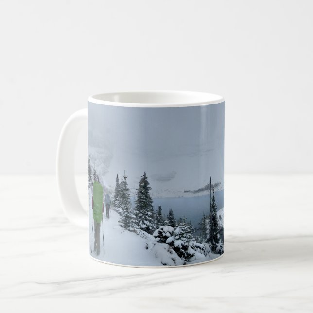 Caneca De Café Lago Ptarmigan 2 - Parque Nacional Glacier (Frente Esquerda)