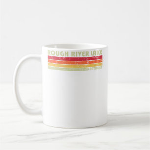 Caneca De Café Lago Rough River Kentucky Divertido Pesca Acampame