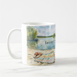 Caneca De Café Lago Serenidade de Verão