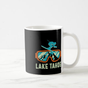 Caneca De Café Lago Tahoe California Retro Vintage Skiing E Sno