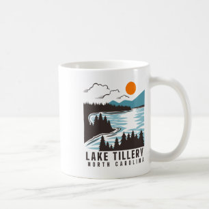 Caneca De Café Lago Tillery Carolina do Norte Verão Vida no Lago
