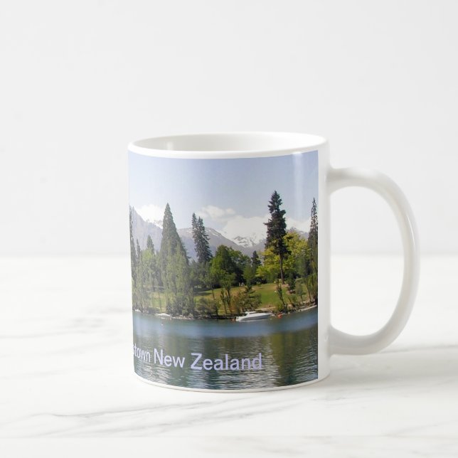 Caneca De Café Lago Wakatipu Queenstown Nova Zelândia (Direita)