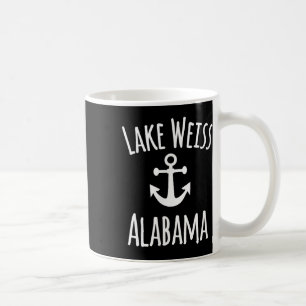 Caneca De Café Lago Weiss Alabama Náutico Vela Barco Rústico