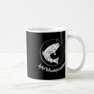 Caneca De Café Lago Winnipesaukee New Hampshire Pesca Peixe Barco