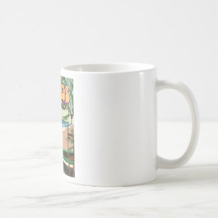 Caneca De Café Lagos, Nigéria, viagens vintage