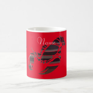 Caneca De Café Lagostas de Maine Vermelha Thunder_Cove