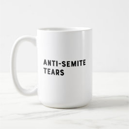 Caneca De Café Lágrimas antissemitas