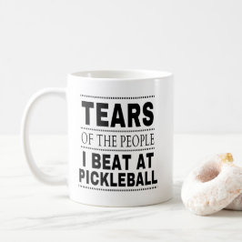 Caneca De Café Lágrimas Das Pessoas Que Ganhei No Pickleball