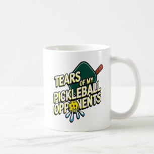 Caneca De Café lágrimas de meus oponentes de picleball