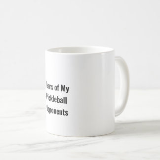 Caneca De Café Lágrimas de meus opositores do Pickleball