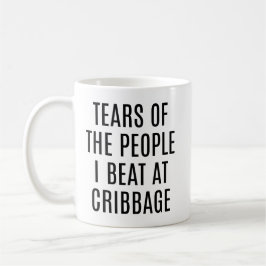 Caneca De Café Lágrimas Divertidas das Pessoas que Eu Derrotei no