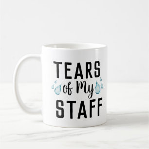 Caneca De Café Lágrimas do meu Funcionarios Mundos Melhor Funcion