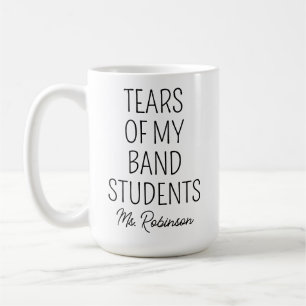 Caneca De Café Lágrimas dos Meus Alunos de Banda, Agradecimento a