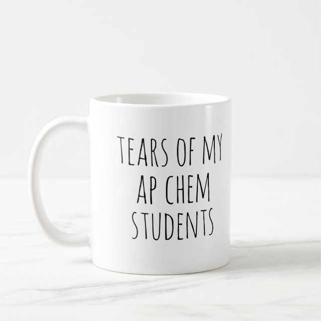 Caneca De Café Lágrimas dos meus alunos Engraçada Apreciação do P (Esquerda)