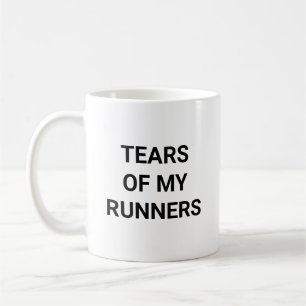 Caneca De Café Lágrimas Dos Meus Corredores Treinador De Corrida 