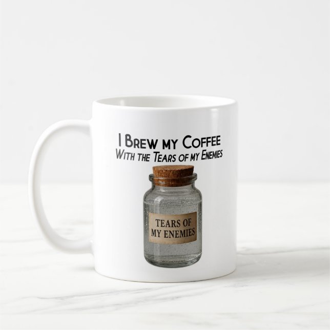 Caneca de Café Lágrimas dos Meus Inimigos (Esquerda)
