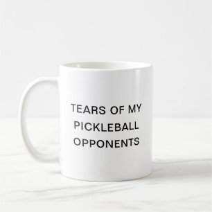 Caneca De Café Lágrimas Dos Meus Opositores De Pickleball