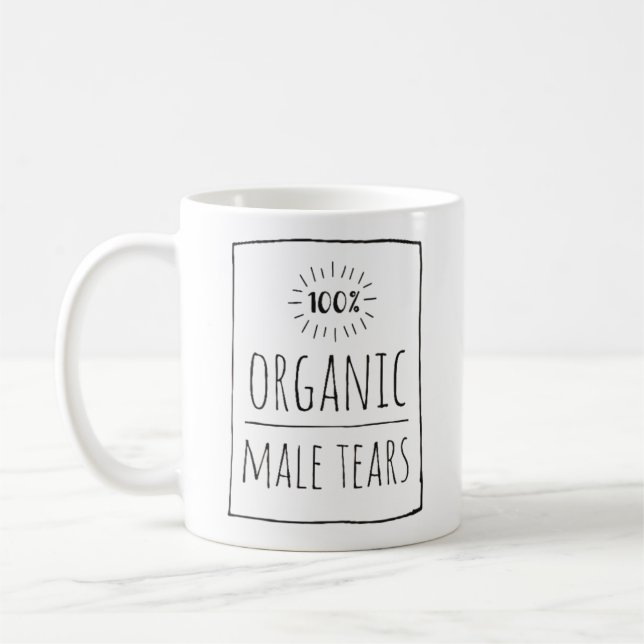 CANECA DE CAFÉ LÁGRIMAS MASCULINAS (Esquerda)