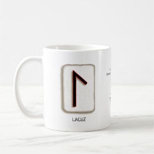 Caneca De Café Laguz Rune Stone Mug
