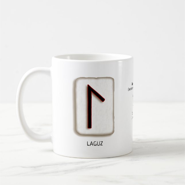 Caneca De Café Laguz RuneStone Mug (Esquerda)