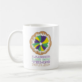 Caneca De Café Laissez Les Bon Temps Rouler Mardi Gras King Cake