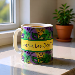 Caneca De Café Laissez Les Bon Temps Rouler Mardi Gras Masks