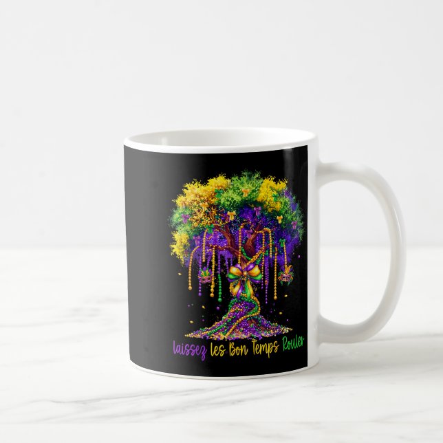 Caneca De Café Laissez Les Bon Temps Rouler Mardi Gras Tree 2026  (Direita)