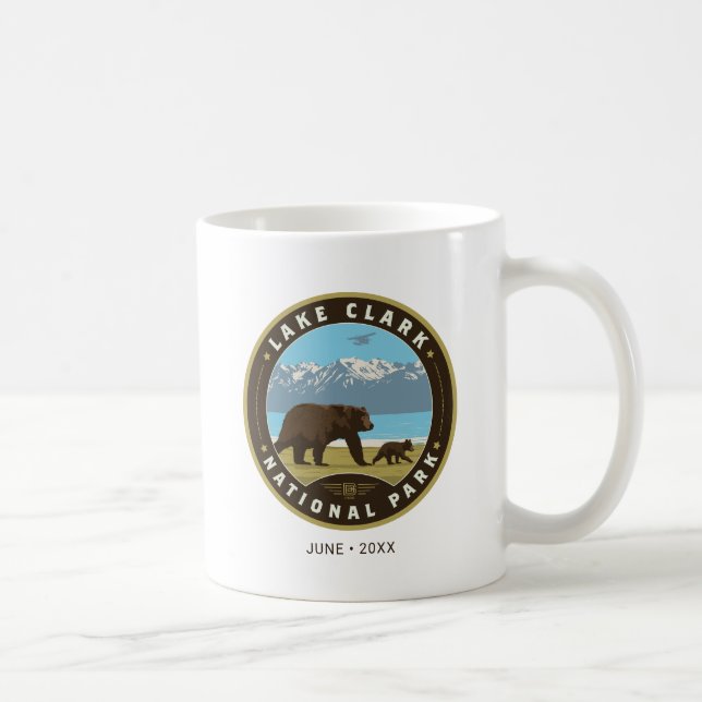 Caneca De Café Lake Clark National Park (Direita)