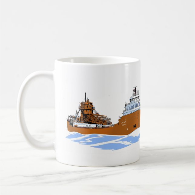 Caneca De Café Lake Freighter Kaye E. Barker (Esquerda)