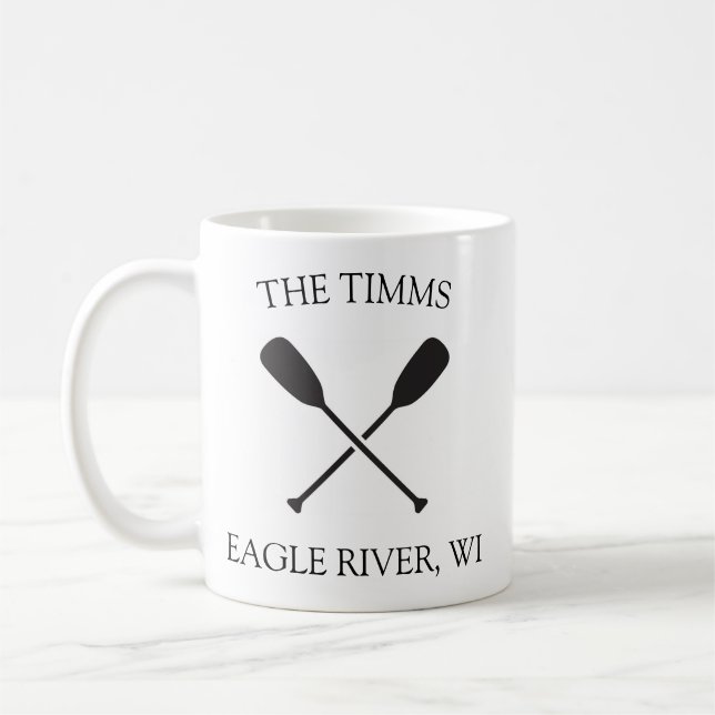 Caneca De Café Lake House Personalizado (Esquerda)