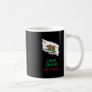 Caneca De Café Lake Tahoe California Paint Splatter Flag Vacation
