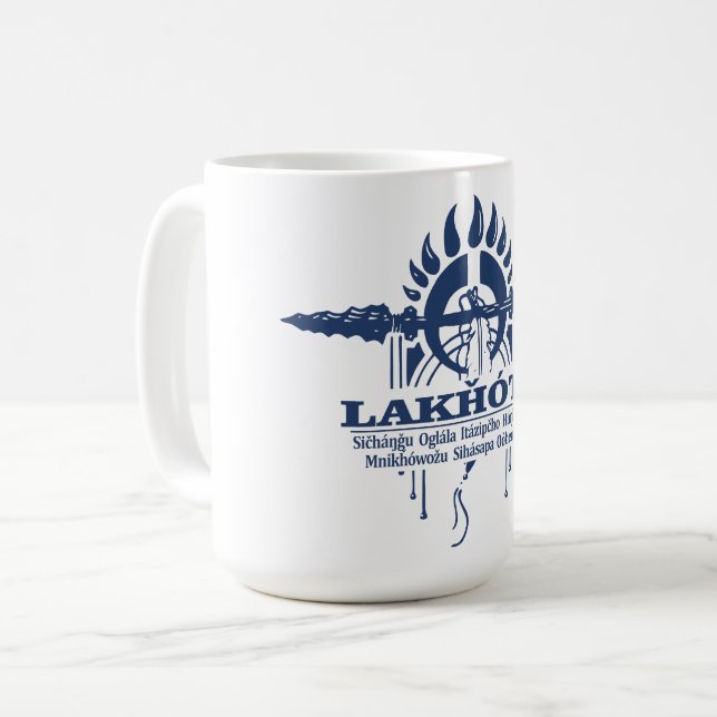 Caneca De Café Lakhota (Frente Esquerda)