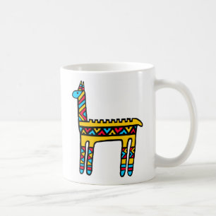 Caneca De Café Lama-cores