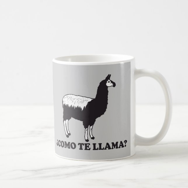 Caneca De Café Lama de Como Te (Direita)