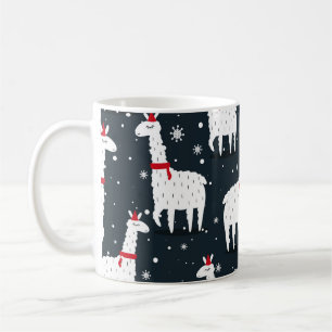 Caneca De Café Lamas, com o pano de fundo. Peça perfeita colorid